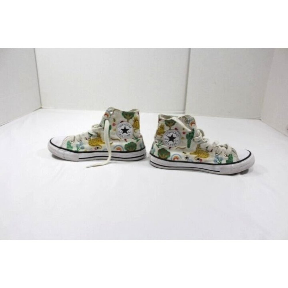 Converse Shoes Unisex Junior 2.5 Cats And Apple Trees Hi Top American All Stars